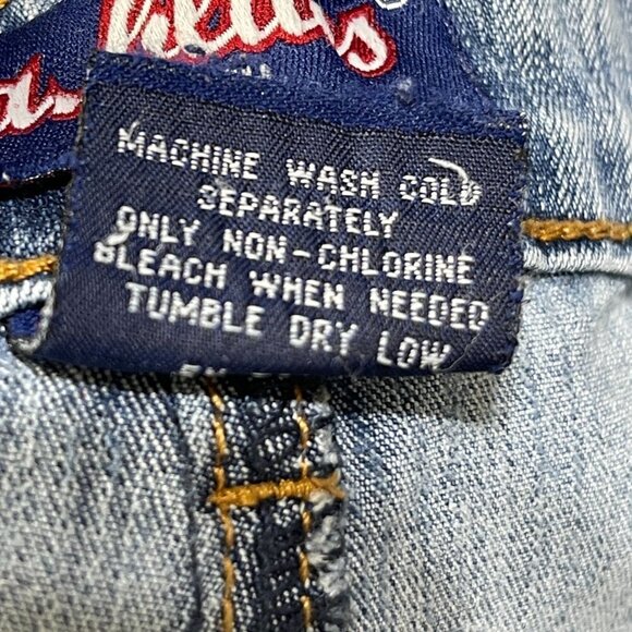 LA Blues Stretch Jeans Light Wash Distressed 5-Pocket Size 24 WP - Picture 9 of 9